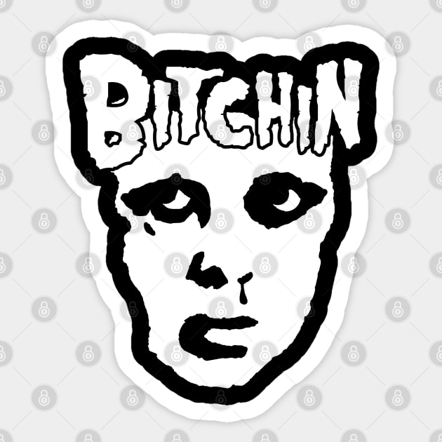 Bitchin Misfits Sticker by drewbacca